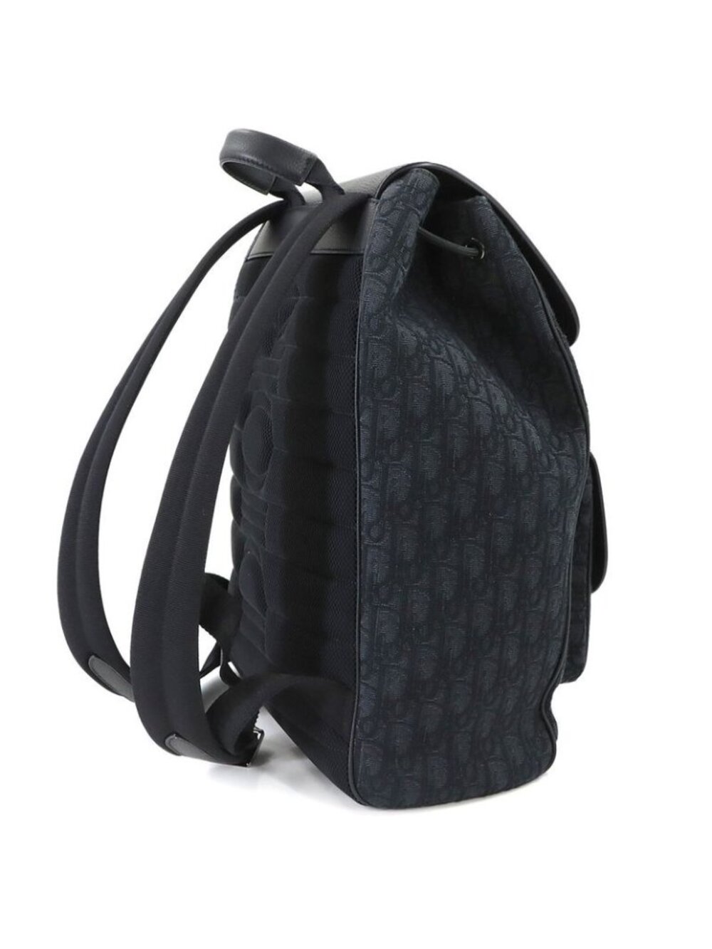 Dior Oblique Backpack Canvas Leather Black - Picture 4 of 10